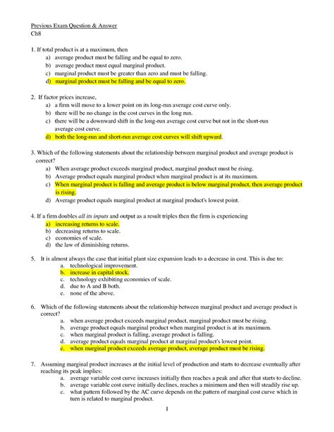 Economics Chapter 8 Assessment Answers PDF