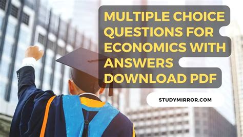 Economics Multiple Choice Questions And Answers Reader