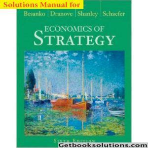 Economics Of Strategy Besanko Solution Manual Kindle Editon