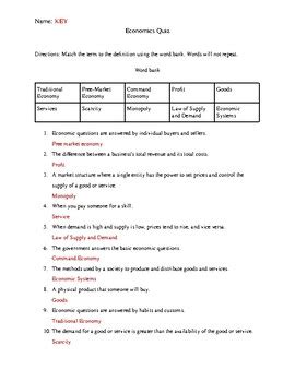 Economics Prentice Hall Quiz Answer Key Reader