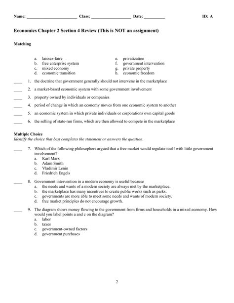 Economics Section 4 Guided And Review Answers PDF