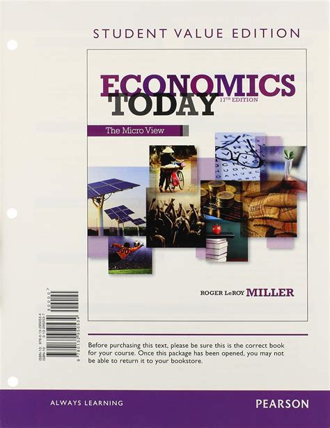 Economics Today The Micro View plus MyEconLab in CourseCompass plus eBook Student Access Kit 13th Edition PDF