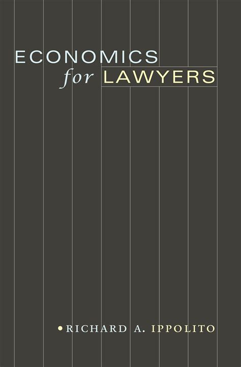 Economics for Lawyers Epub