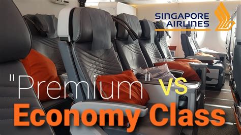 Economy vs Premium Economy: Singapore Airlines (30,000 ft. Up)