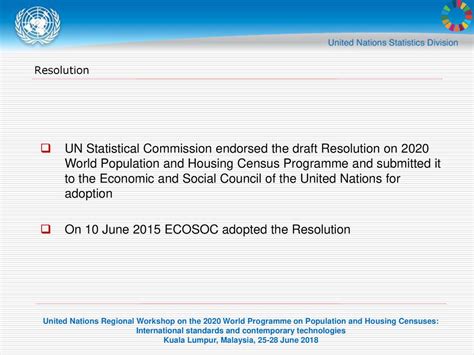 Ecosoc Resolution 200915 Welcome To The United Nations Kindle Editon