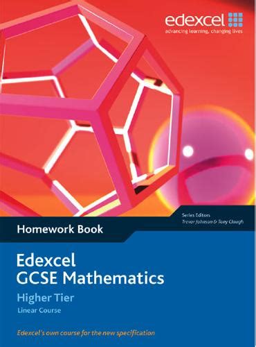 Edexcel Gcse Maths Linear Higher Homework Answers Epub