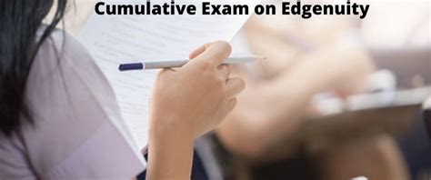 Edgenuity Cumulative Exam: Strategies, Benefits, and Why It Matters