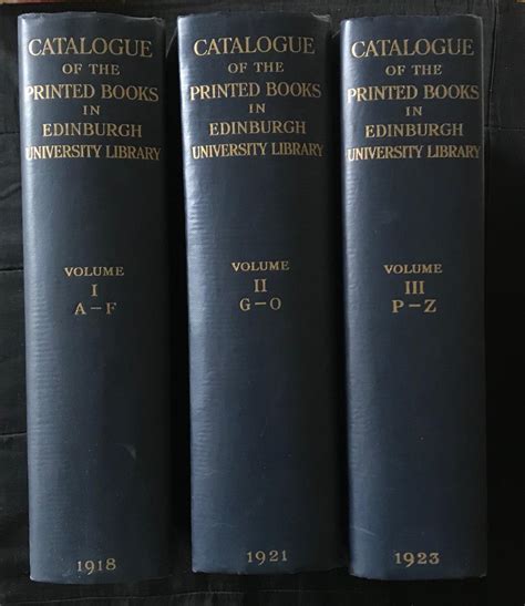 Edinburgh University Main Library Catalogue Search