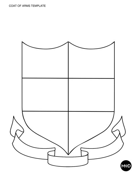 Editable Coat Of Arms Template