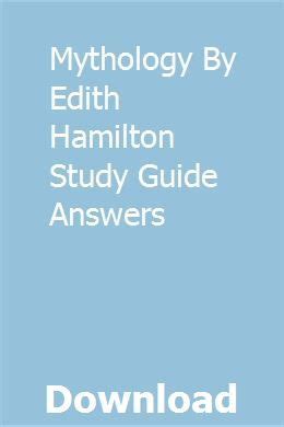 Edith Hamilton Study Questions Answers Reader