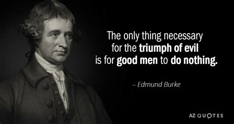 Edmund Burke's 1775 Triumph of Evil