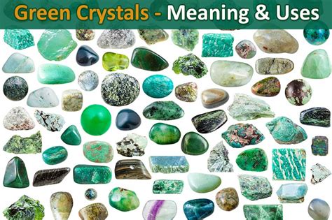 Educating people about the benefits of green crystal stones.