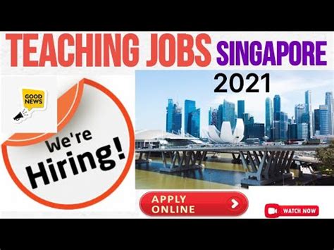 Education Jobs Singapore: Discover Your Calling in the Realm of Learning