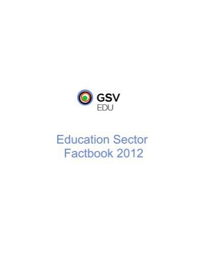 Education Sector Factbook 2012 - GSV Advisors PDF Reader