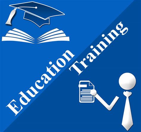 Education and training: