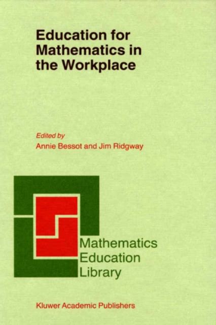Education for Mathematics in the Workplace Epub