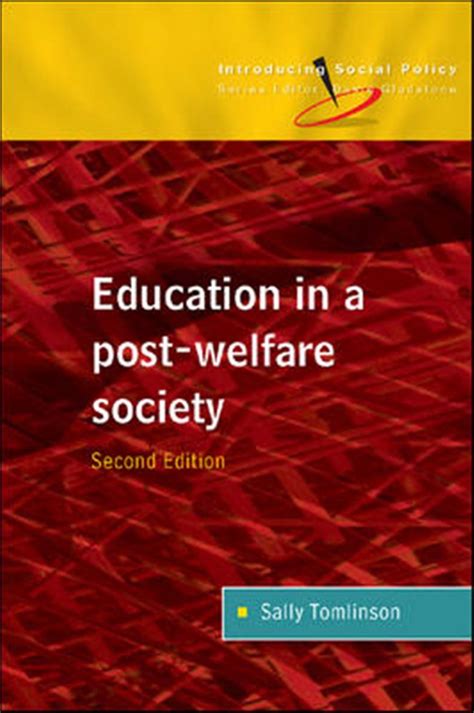 Education in A Post-Welfare Society 1st Edition Doc