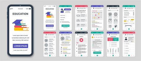 Educational Web Backend Interface Design Templates