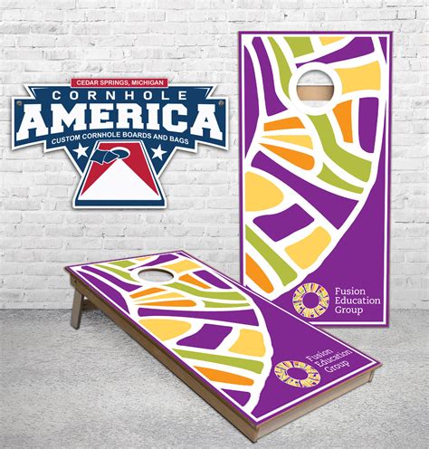 Educational corn hole: