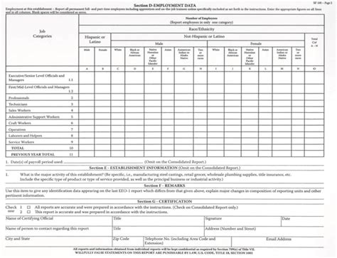 Eeo1 Report Template