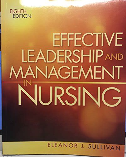 Effective Leadership and Management in Nursing (6th International Edition) Ebook Epub