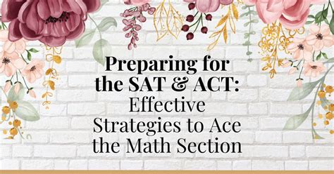 Effective Strategies for Preparing for the SAT