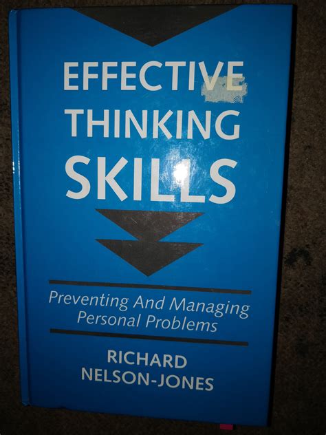 Effective Thinking Skills Preventing and Managing Personal Problems Reader