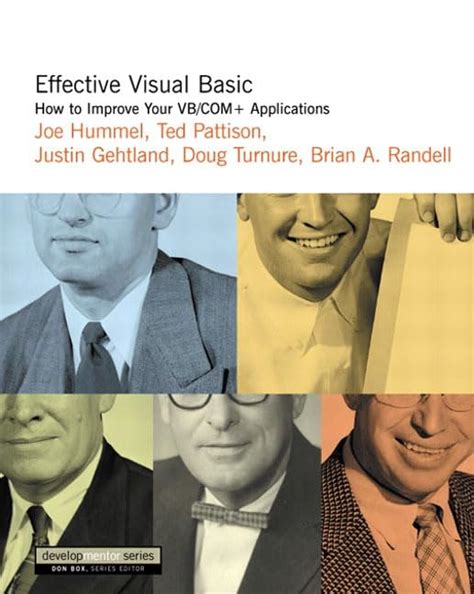 Effective Visual Basic How to Improve Your VB/COM+ Applications Epub