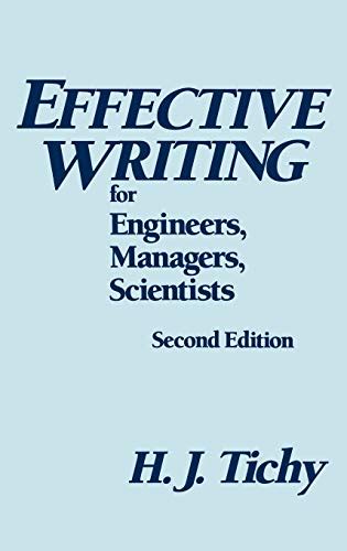 Effective Writing for Engineers, Managers, Scientists 2nd Edition Doc