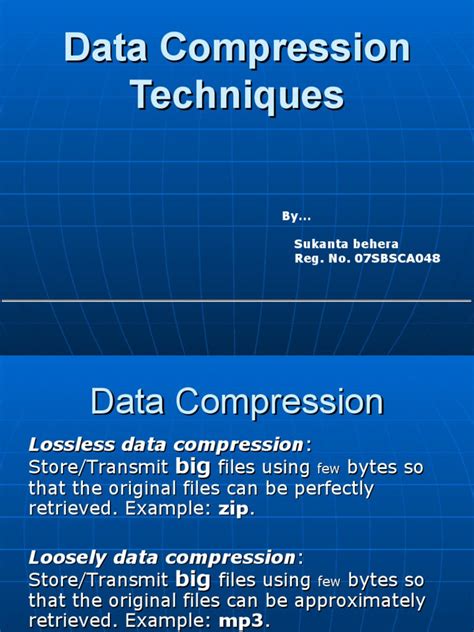 Efficient Data Compression: