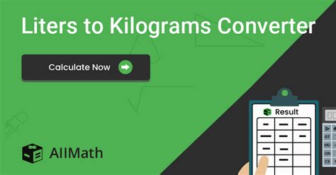 Effortlessly Convert Litres to Kilograms with Our Unrivalled Converter