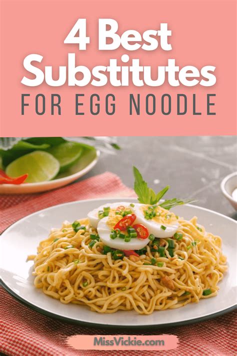 Egg Noodle Substitute: Unlock Your Culinary Horizon