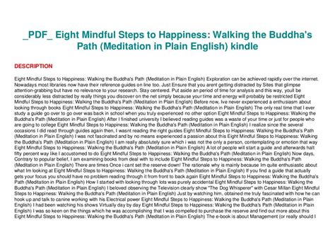 Eight.Mindful.Steps.to.Happiness.Walking.the.Buddha.s.Path Ebook Kindle Editon