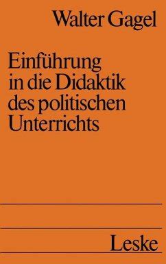 EinfÃƒÂ¼hrung in Die Didaktik des Politischen Unterrichts Doc