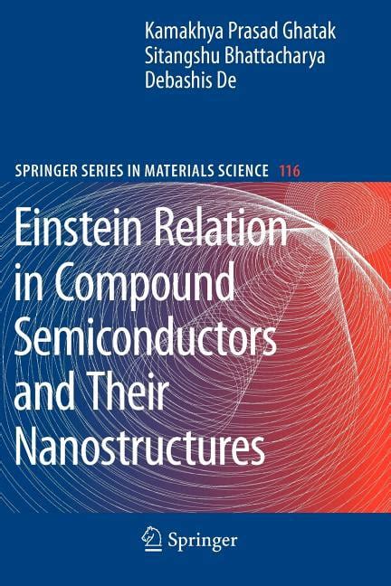 Einstein Relation in Compound Semiconductors and Their Nanostructures Epub