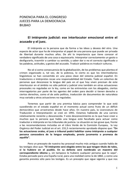 El interprete Judicial. Pilar Luna PDF Book Epub