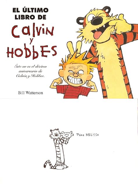 El ultimo libro de Calvin and Hobbes Nueva ediciÃ³n Doc