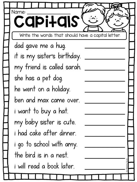 Ela Printable Worksheets