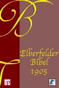 Elberfelder Bibel 1905 German Edition Epub