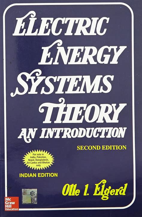 Electric Energy Systems Theory Elgerd Solution Manual Epub