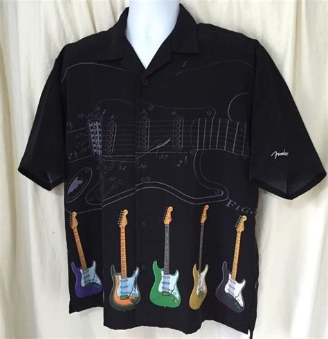 Electric Guitar Button-Up Shirts: A Symphony of Style and Sound