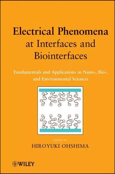 Electrical Phenomena at Interfaces and Biointerfaces Fundamentals and Applications in Nano- Doc