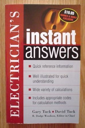 Electrician's Instant Answers 1st Edition Doc