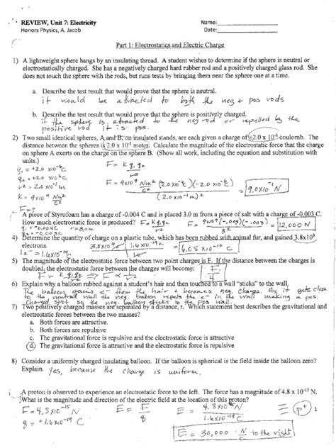 Electricity Magnetism Answer Key Pearson Epub