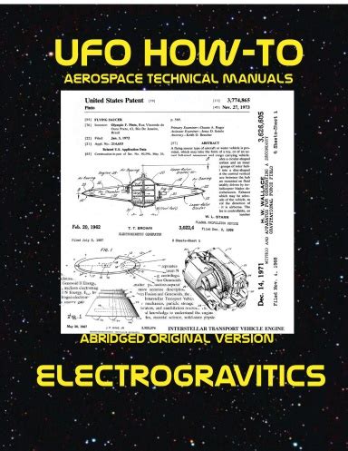 Electrogravitics UFO How-To Aerospace Technical Manuals Book 2 Epub