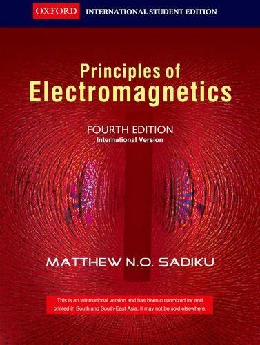 Electromagnetic Theory Sadiku Solution Kindle Editon