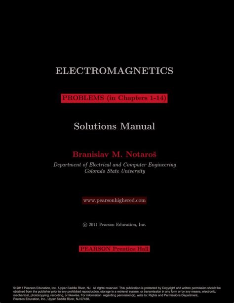 Electromagnetics Notaros Solutions Pdf Reader