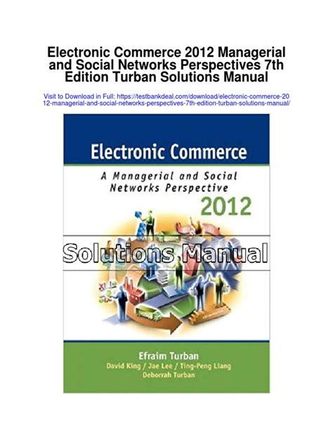 Electronic Commerce 2012 Ebook Doc