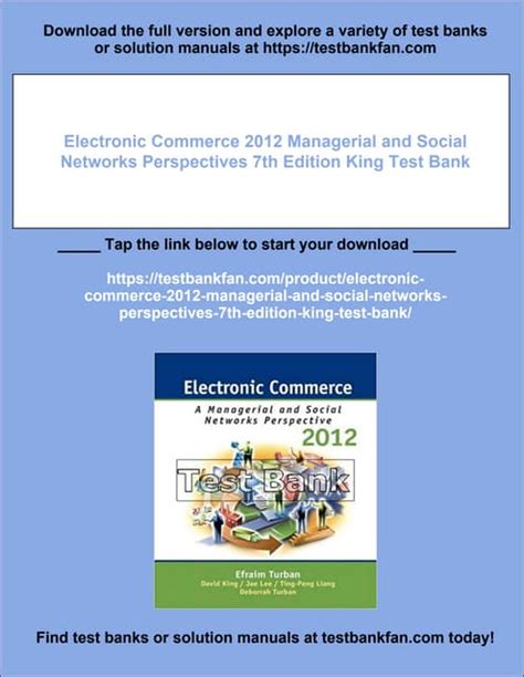 Electronic Commerce 2012 Ebook Doc