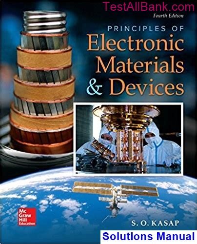 Electronic Materials And Devices Kasap Solutions Kindle Editon